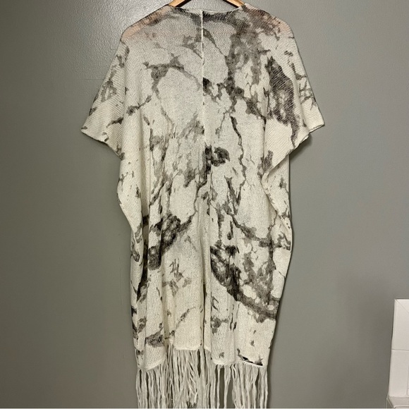 Wooden Ships Paola Buendia Boho Open Front Duster Cardigan Mohair Wool S/M - Picture 6 of 12